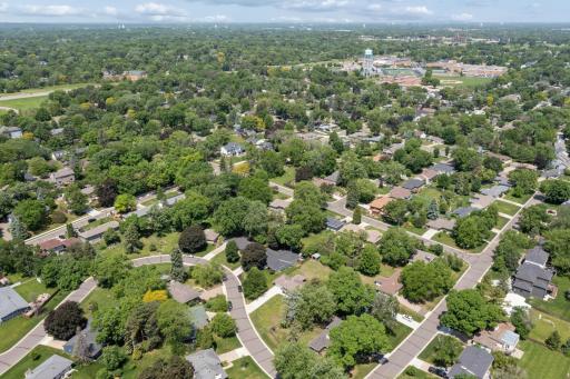 Aerial - Concord elementary on the horizon