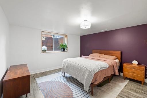 Currently used as a lower level bedroom