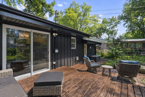 Deck with convenient access from the home
