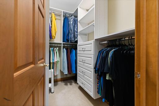 Two Walk-in Closets & one Deep Additional Closet