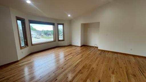 LIVING ROOM WITH CHASE FOR FIREPLACE/STOVE WITH GAS LINE