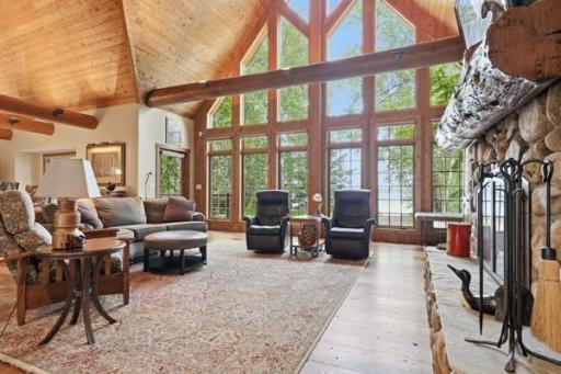 The views as you walk into the home