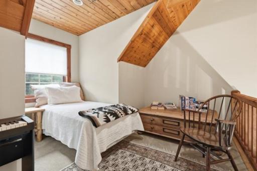 Perfect spot in the loft for a cozy sleeping spot