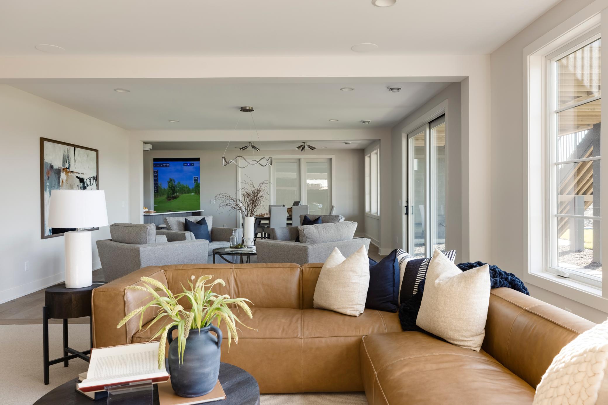 Lower Level Entertaining Area