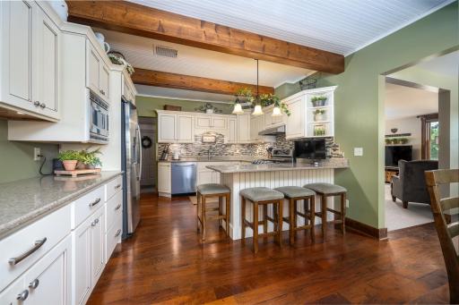Check out these gorgeous beams