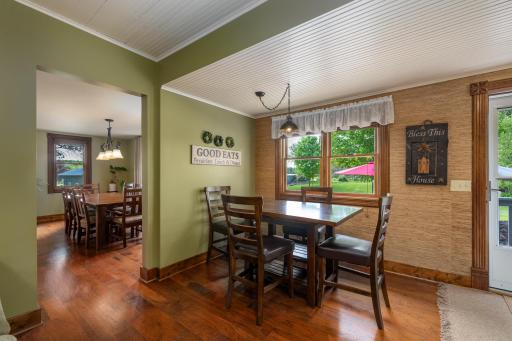 Dining area in kitchen