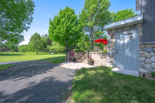 Beautiful stone entrance
