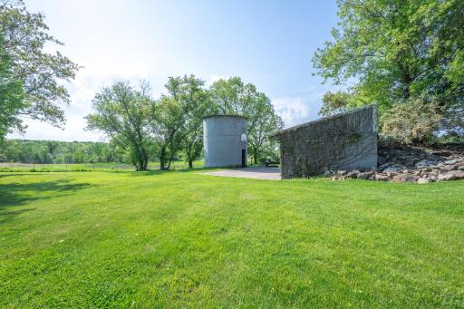 Silo and lean to