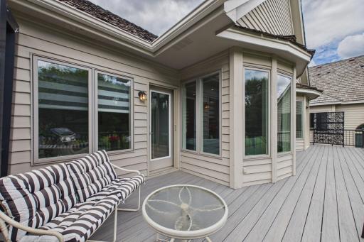Just imagine sipping lemonade on your expansive maintenance free deck.
