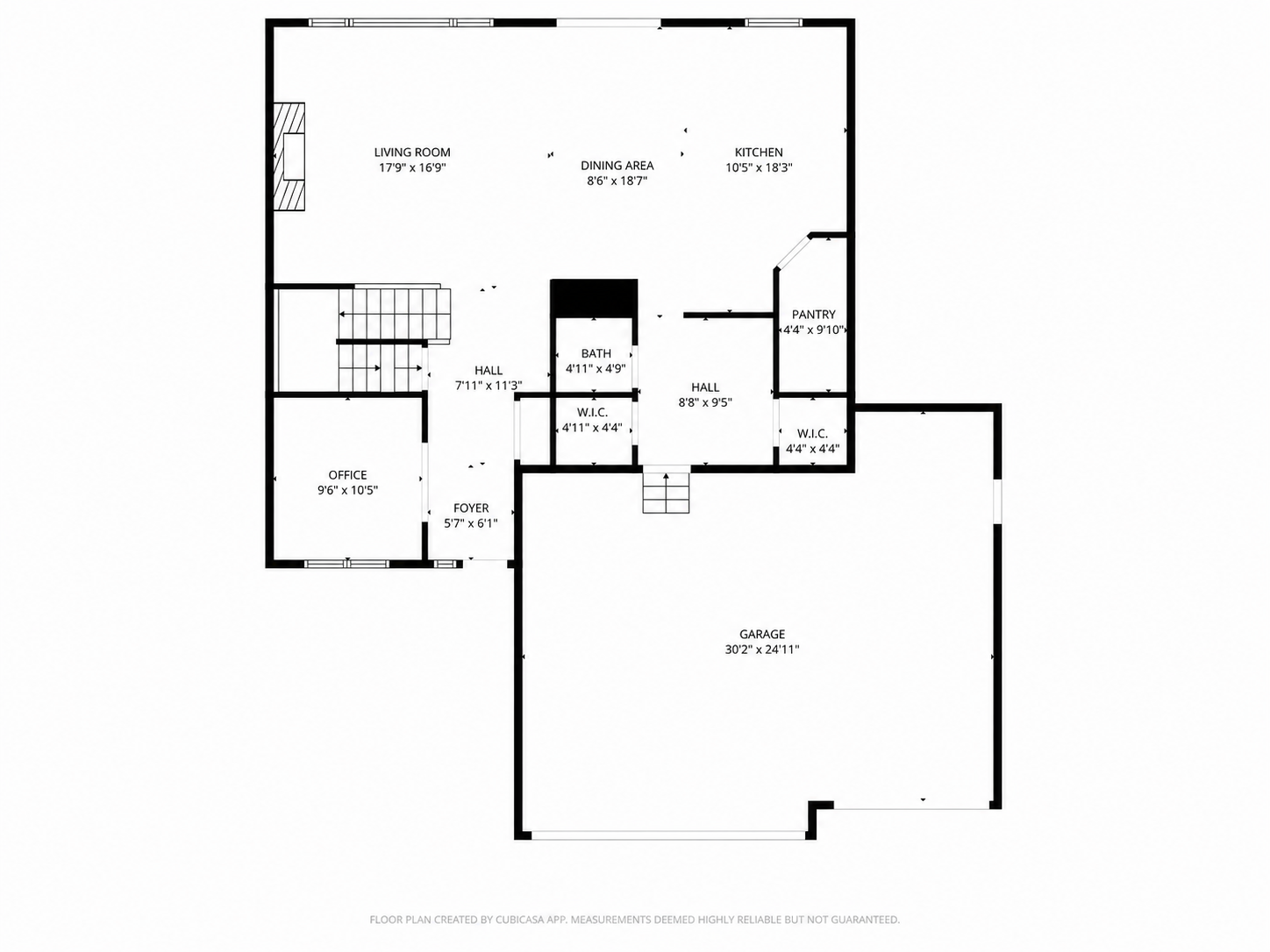 Main Level Floor Plan