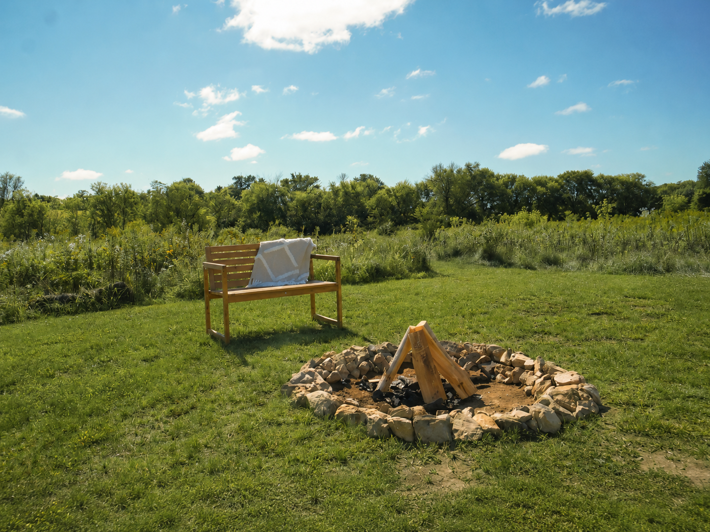 Approximately 1.46 acres provide peaceful views and a spacious country setting