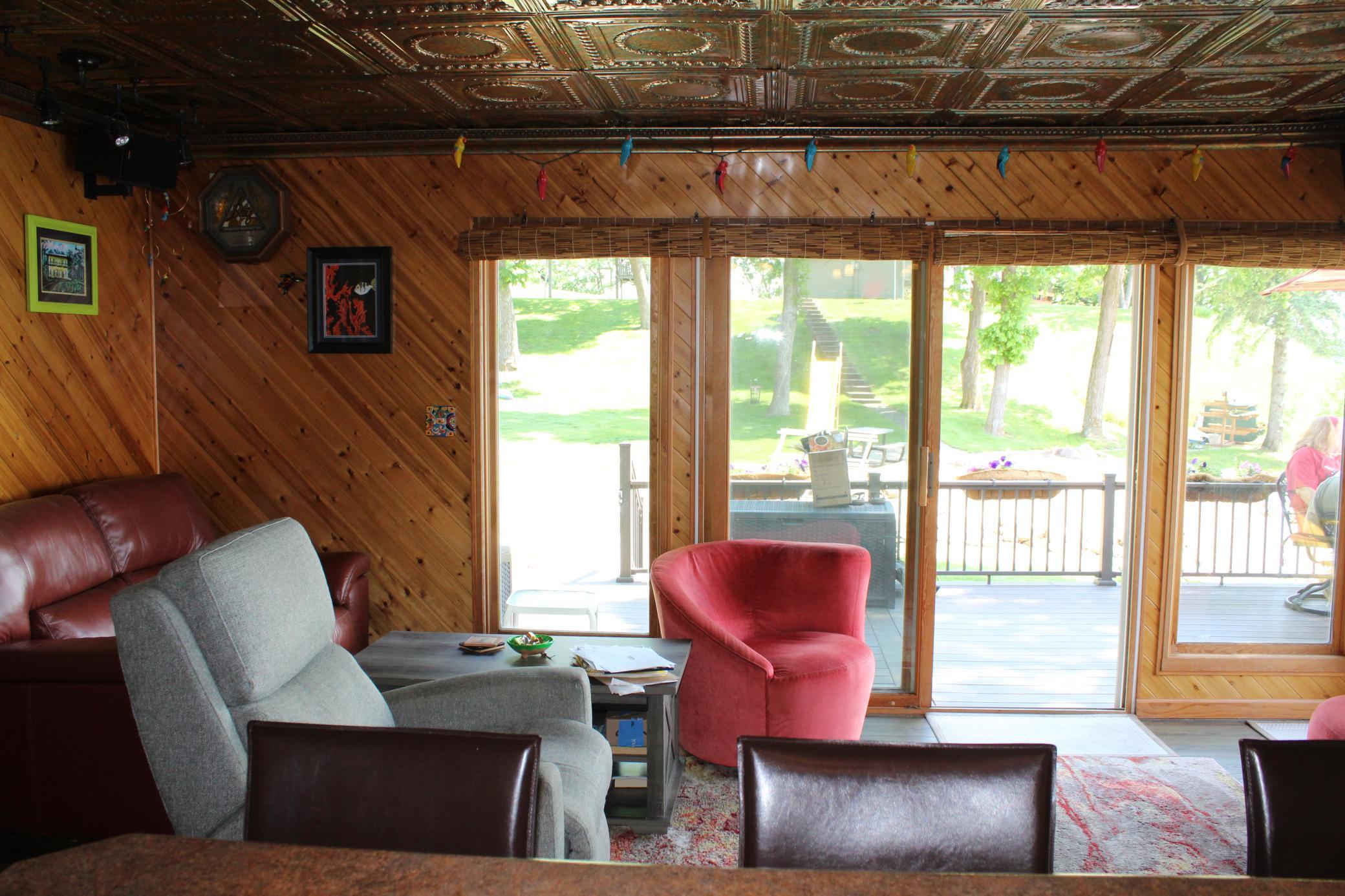 Living Room patio doors