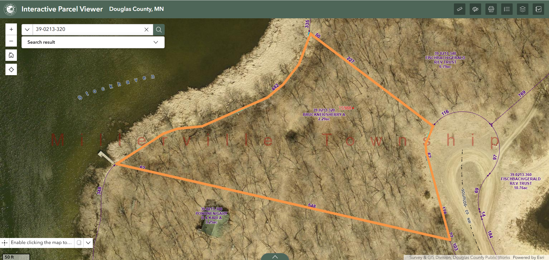 Douglas County web map