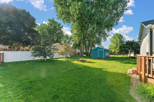 Large yard with great storage! 19137 Evenston Dr