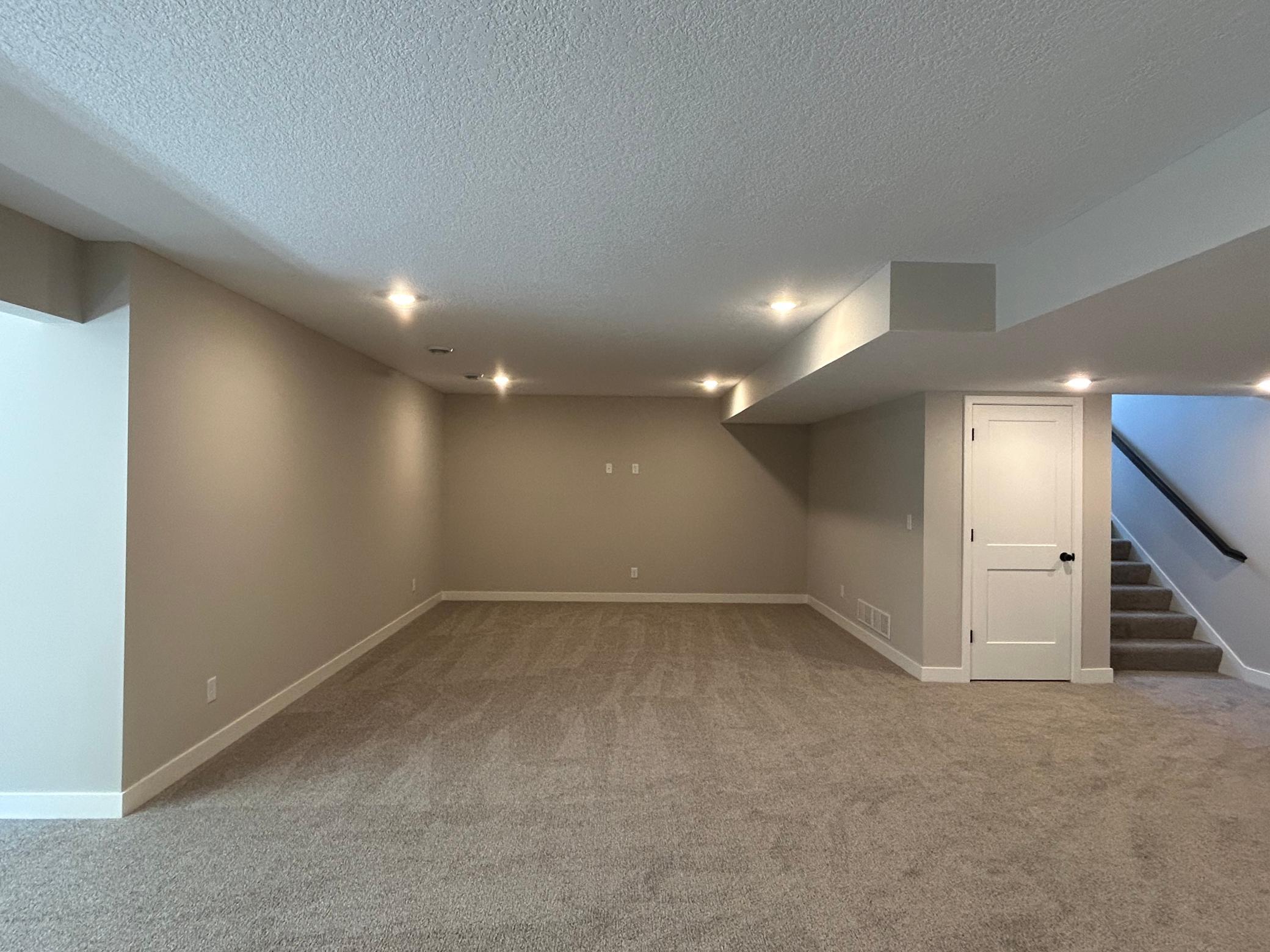 Lower level recreation room