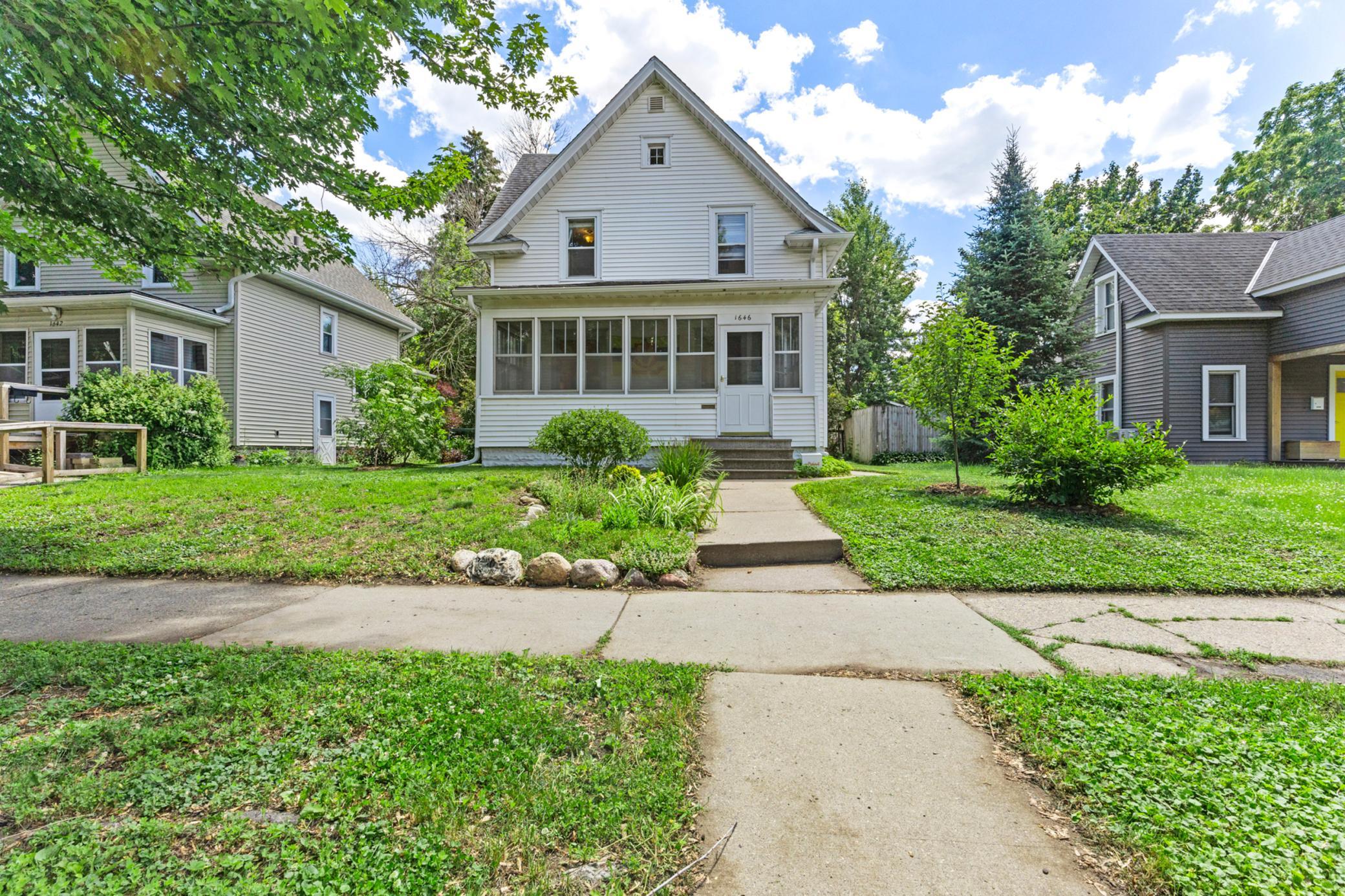Situated on an oversized city lot on a great street.