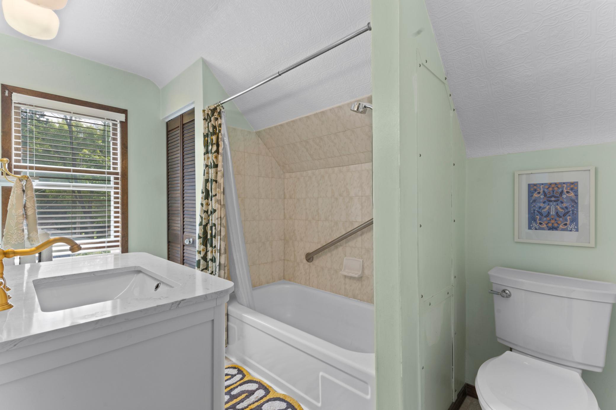 Large storage closet is very handy!