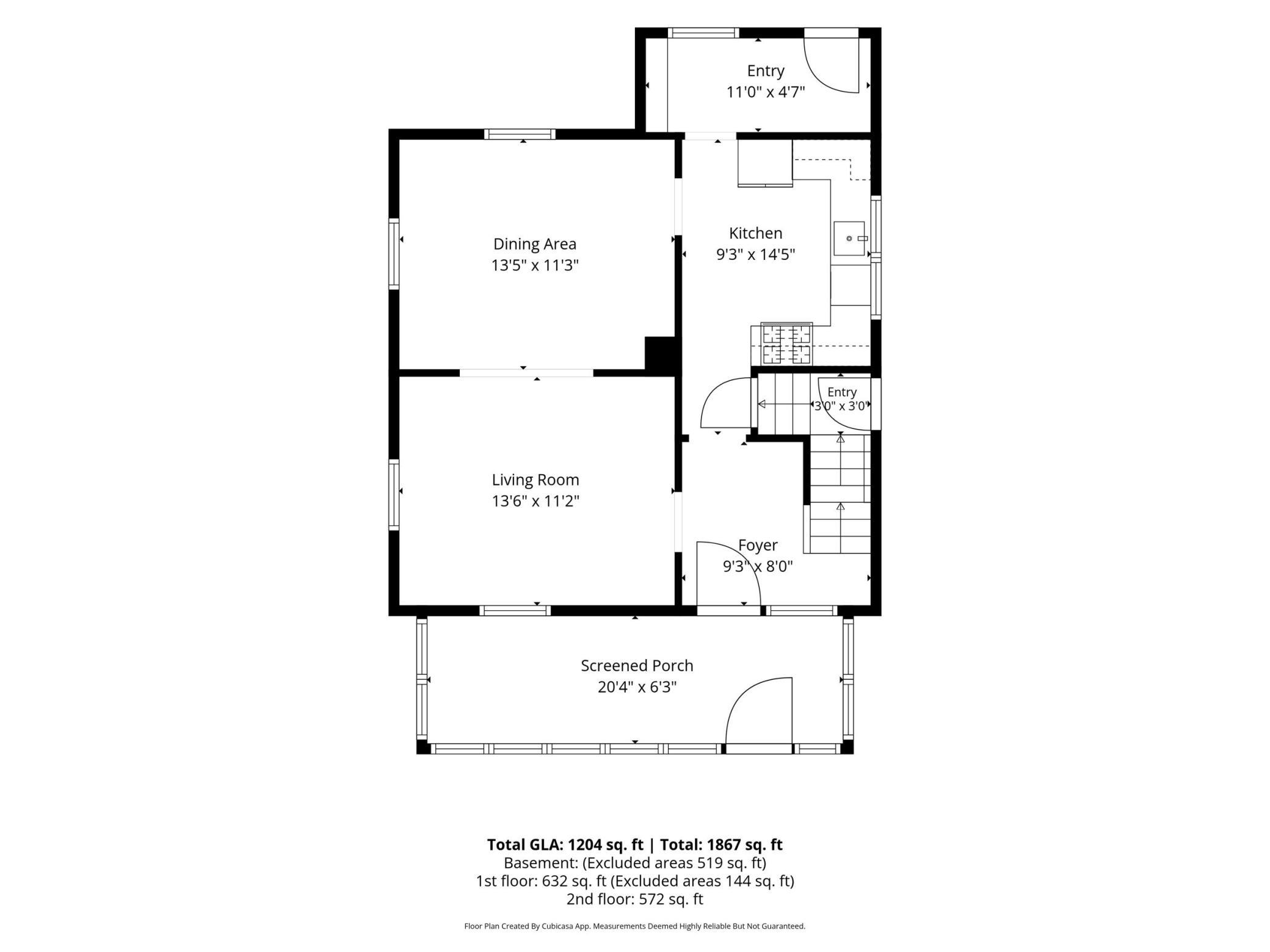 Main level floor plan