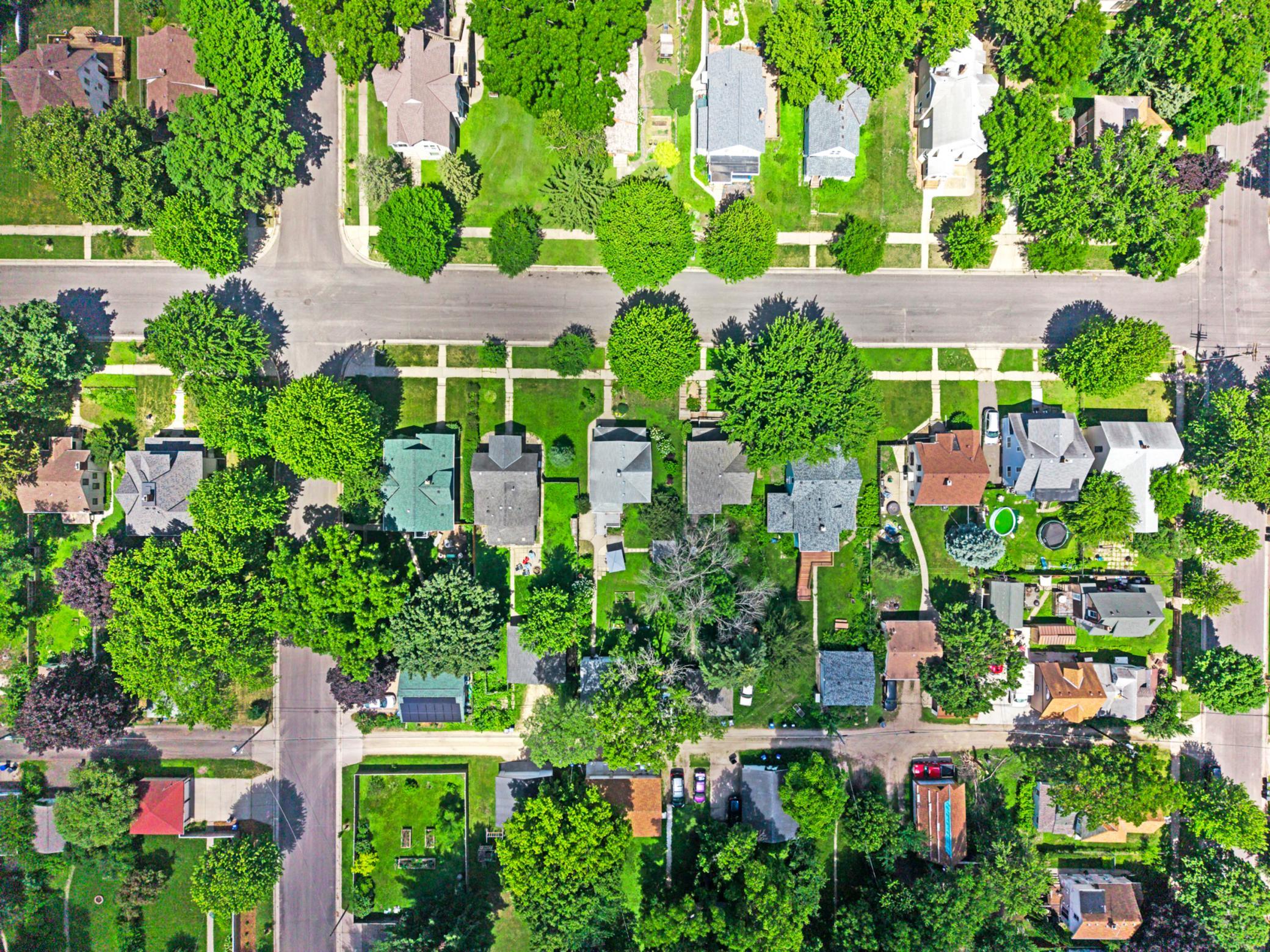 Bird's eye view of this beautiful neighborhood.