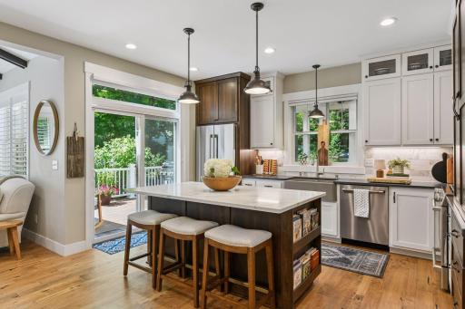 Access to one of many outdoor living spaces