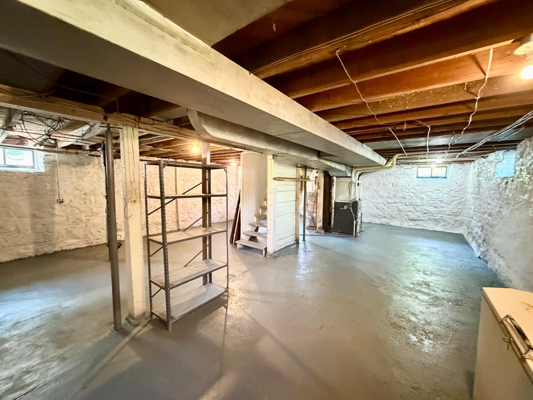 Basement Storage Space