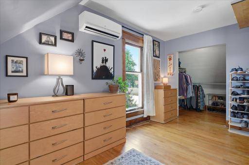 Mini-split keeps the upper level nice and cool in the summer.
