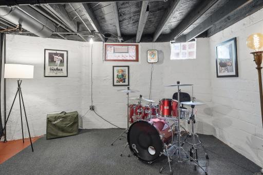 Bonus space! A wonderful practice space, craft area, office or even potential 3rd bedroom.