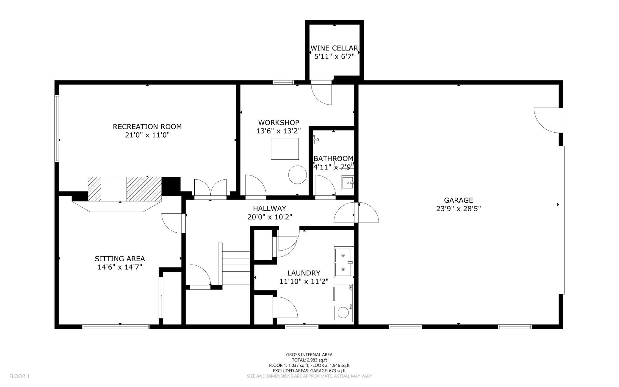 Floorplan Lower