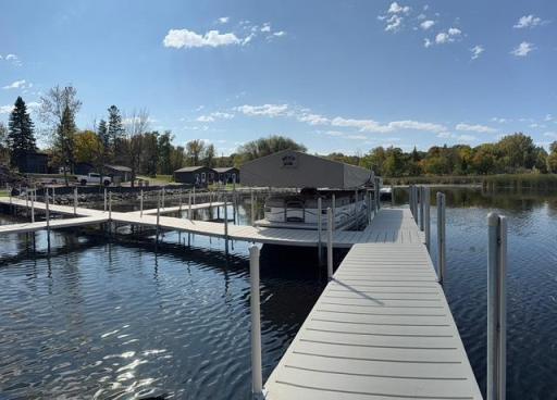 Included Dock and Slip