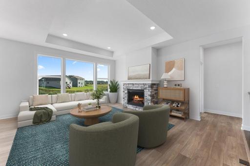Great Room (Virtually Staged)