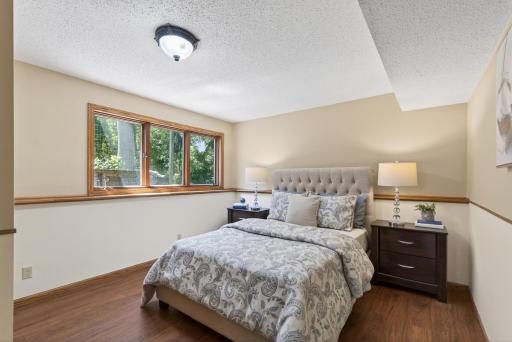 The 3rd bedroom located in the lower level
