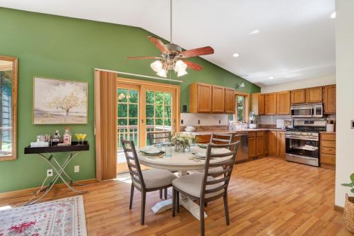 Step out onto the deck for BBQing or relaxing