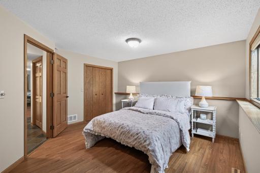 Large 4th bedroom on the lower level featuring a walk in closet