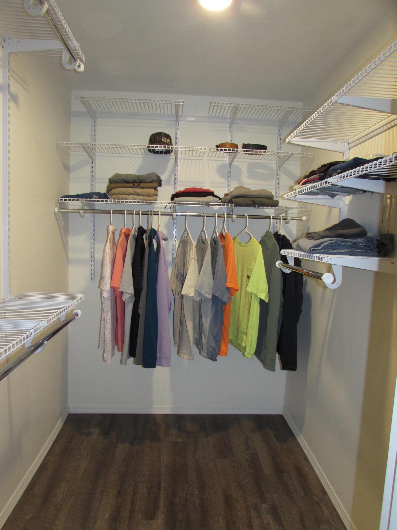 Walk in Closet (Basement Bedroom)