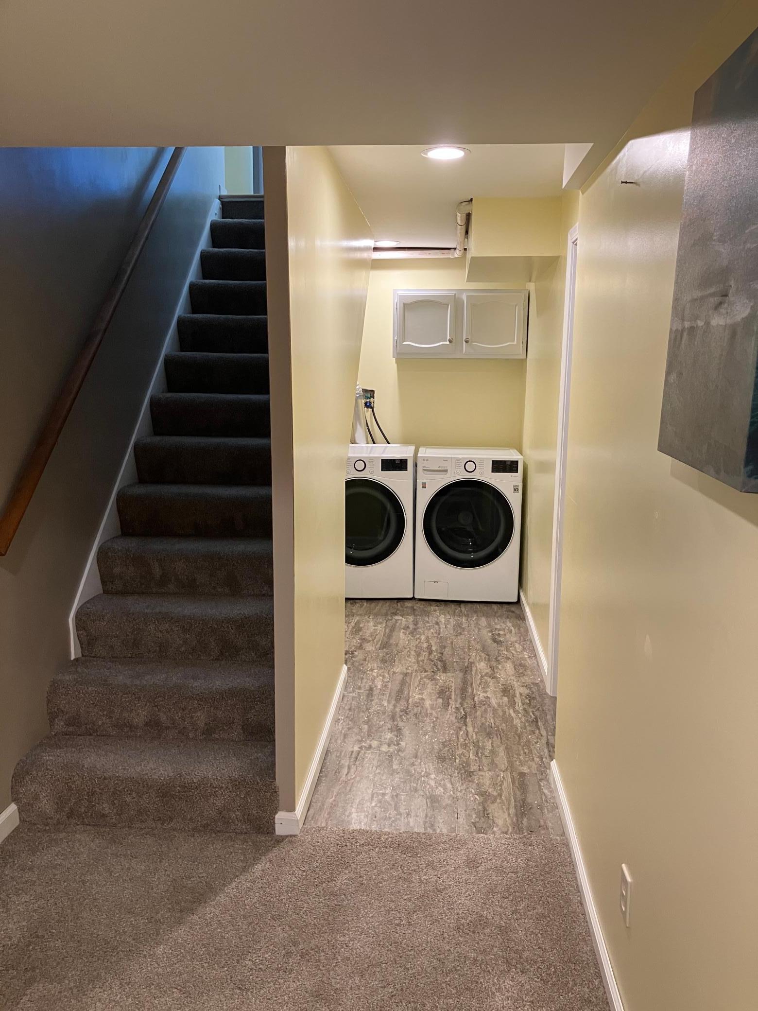 Basement Stairs/Laundry