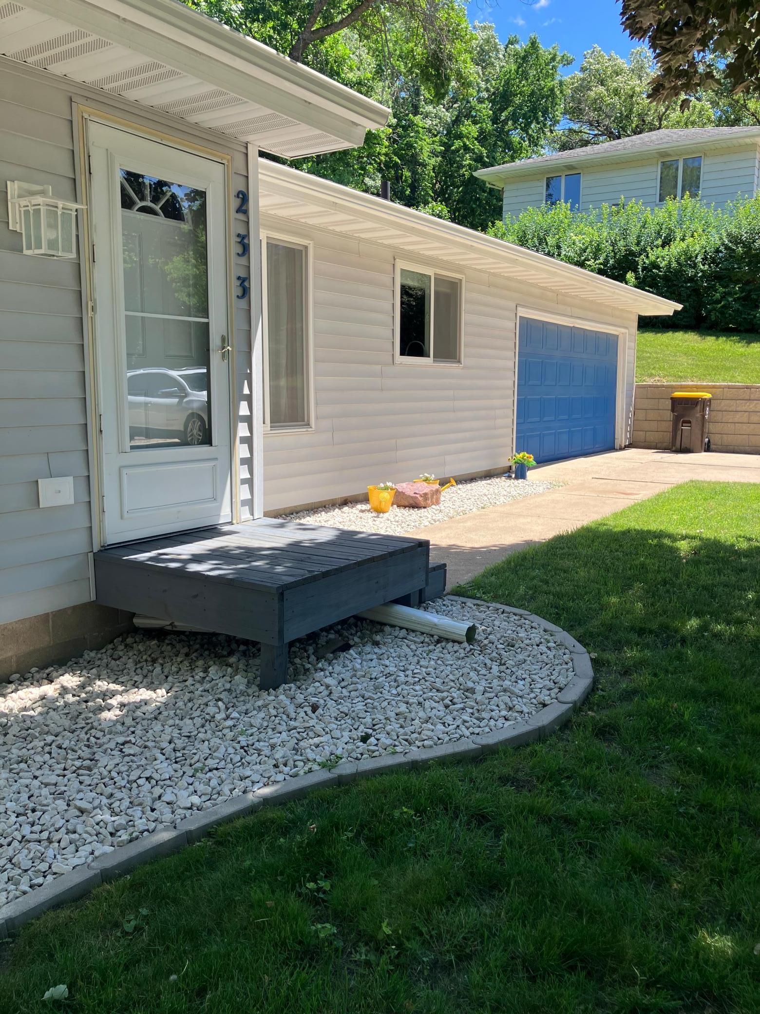 Front Door/Landscaped Yard
