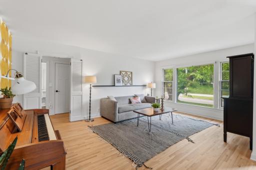 Living Room features large windows capture property views