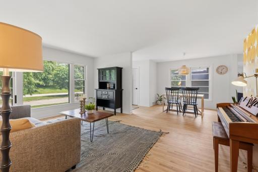 Plenty of space with natural light