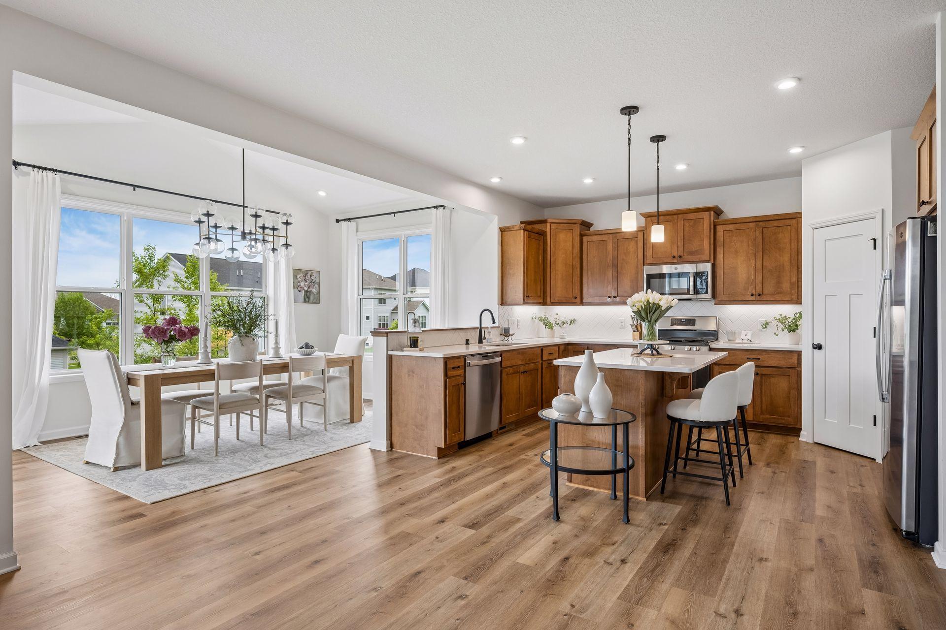 Dining Area and Kitchen
