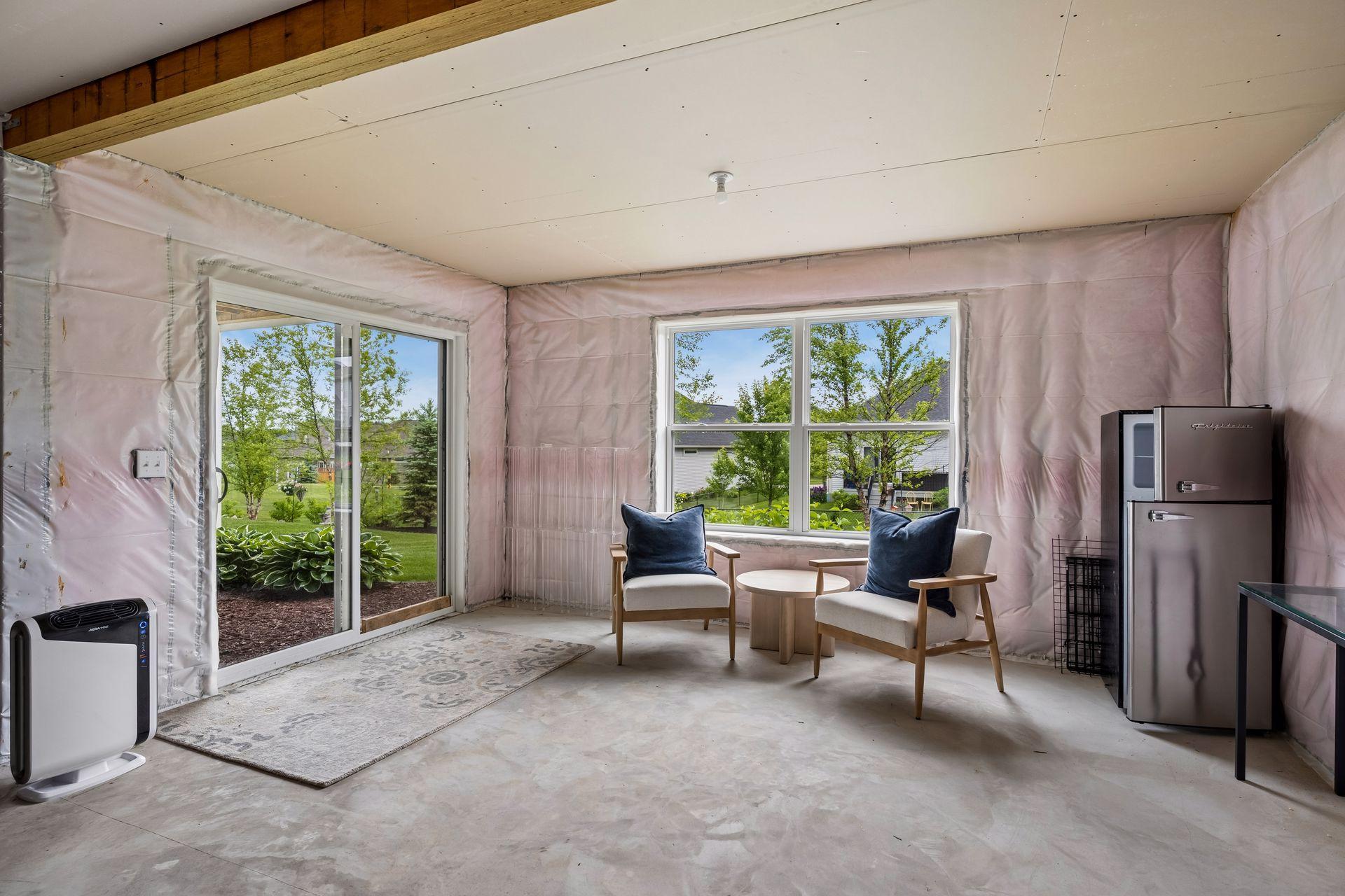 Unfinished Walkout Basement