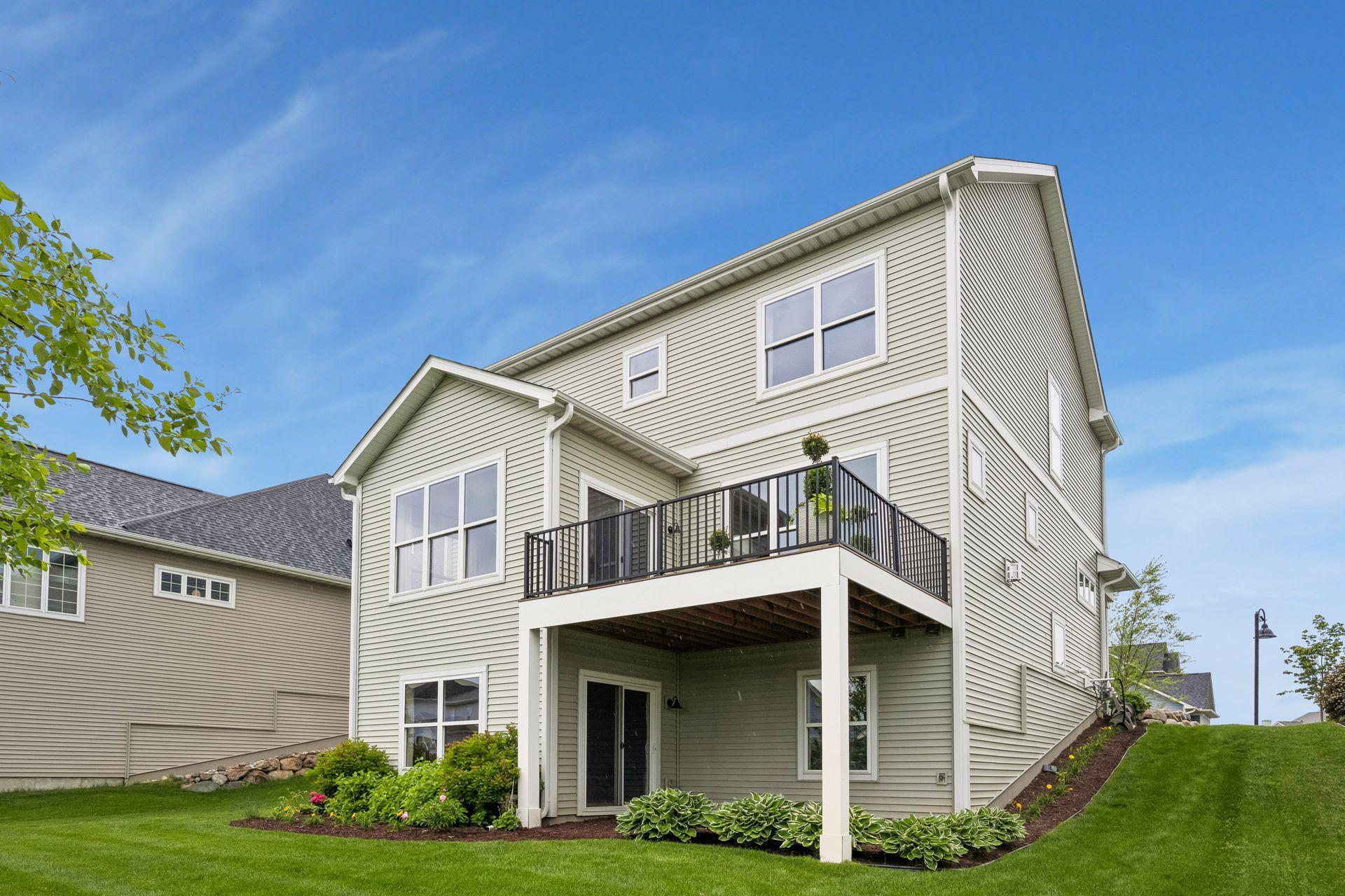 Maintenance-Free Deck Overlooking Professionally Landscaped Yard