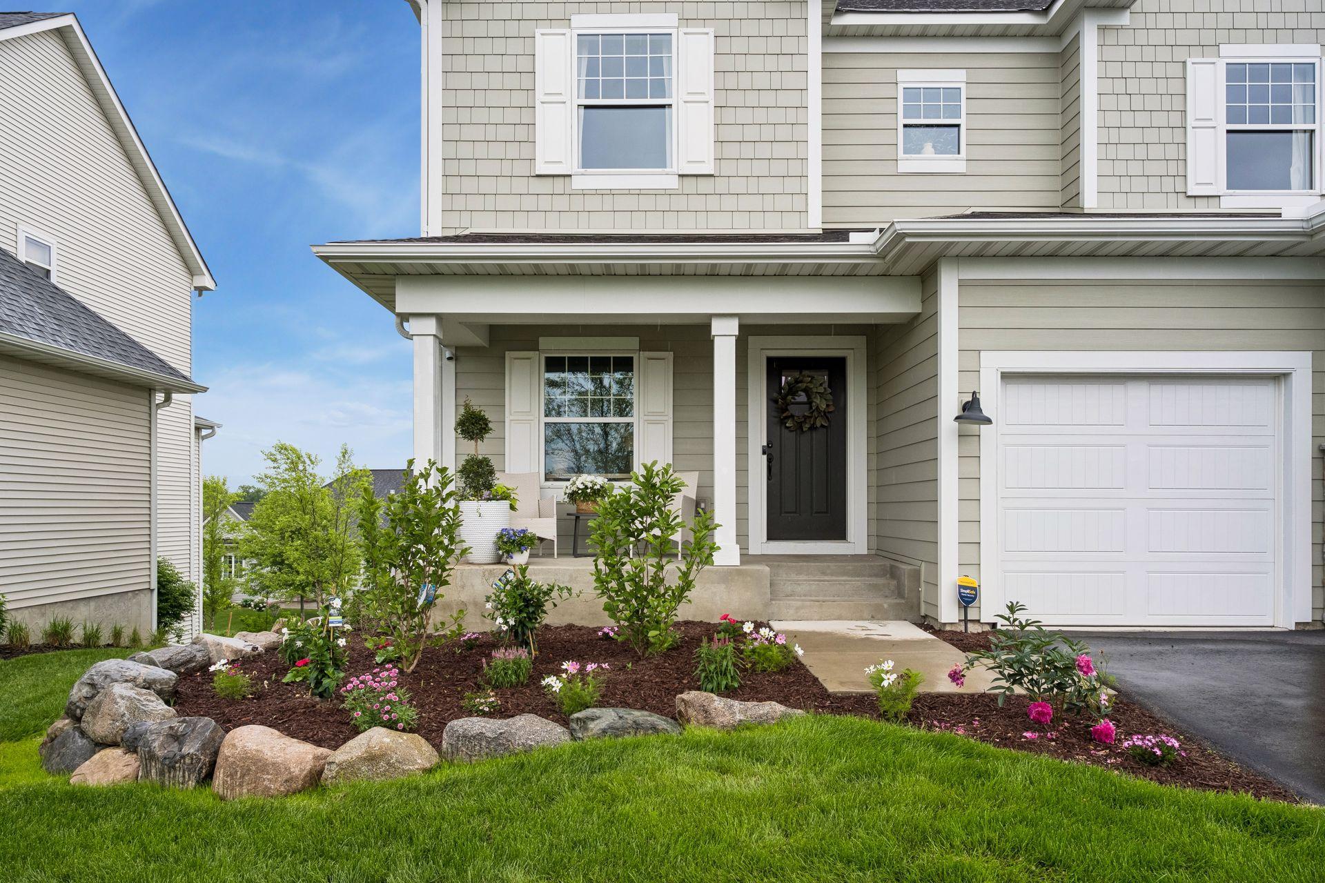 Professional Landscaping & Covered Front Porch
