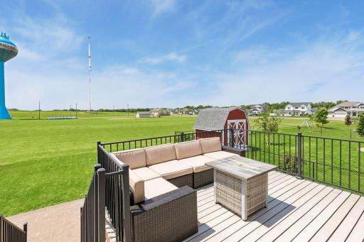 Maintenance-Free Deck Overlooking Backyard & City Park