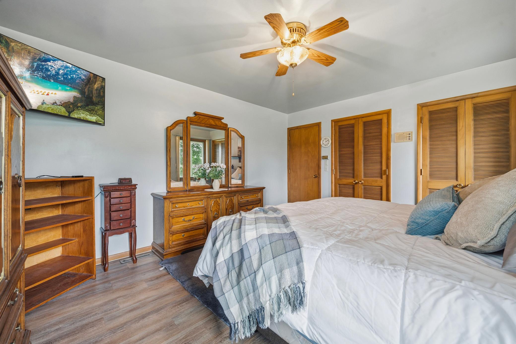 Bedroom with New Flooring and lots of natural Light.JPG