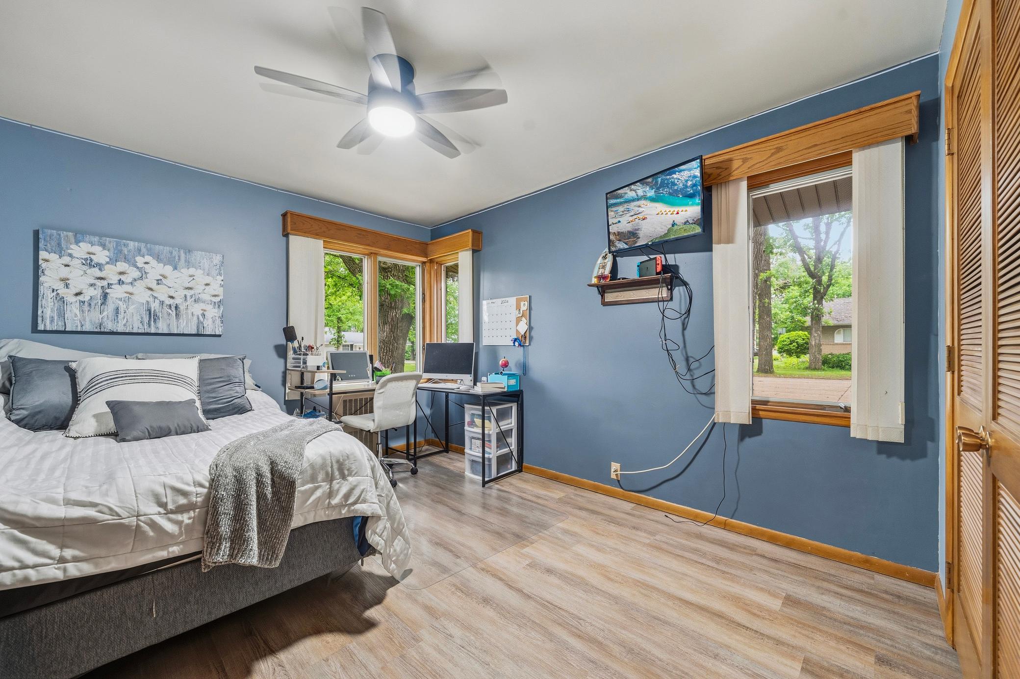 Bedroom 2 with New Flooring.JPG