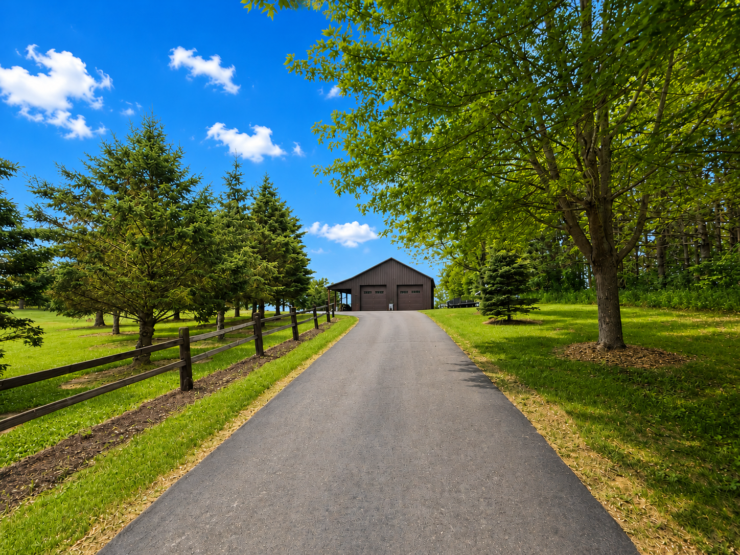 Absolutely stunning driveway to your next home...