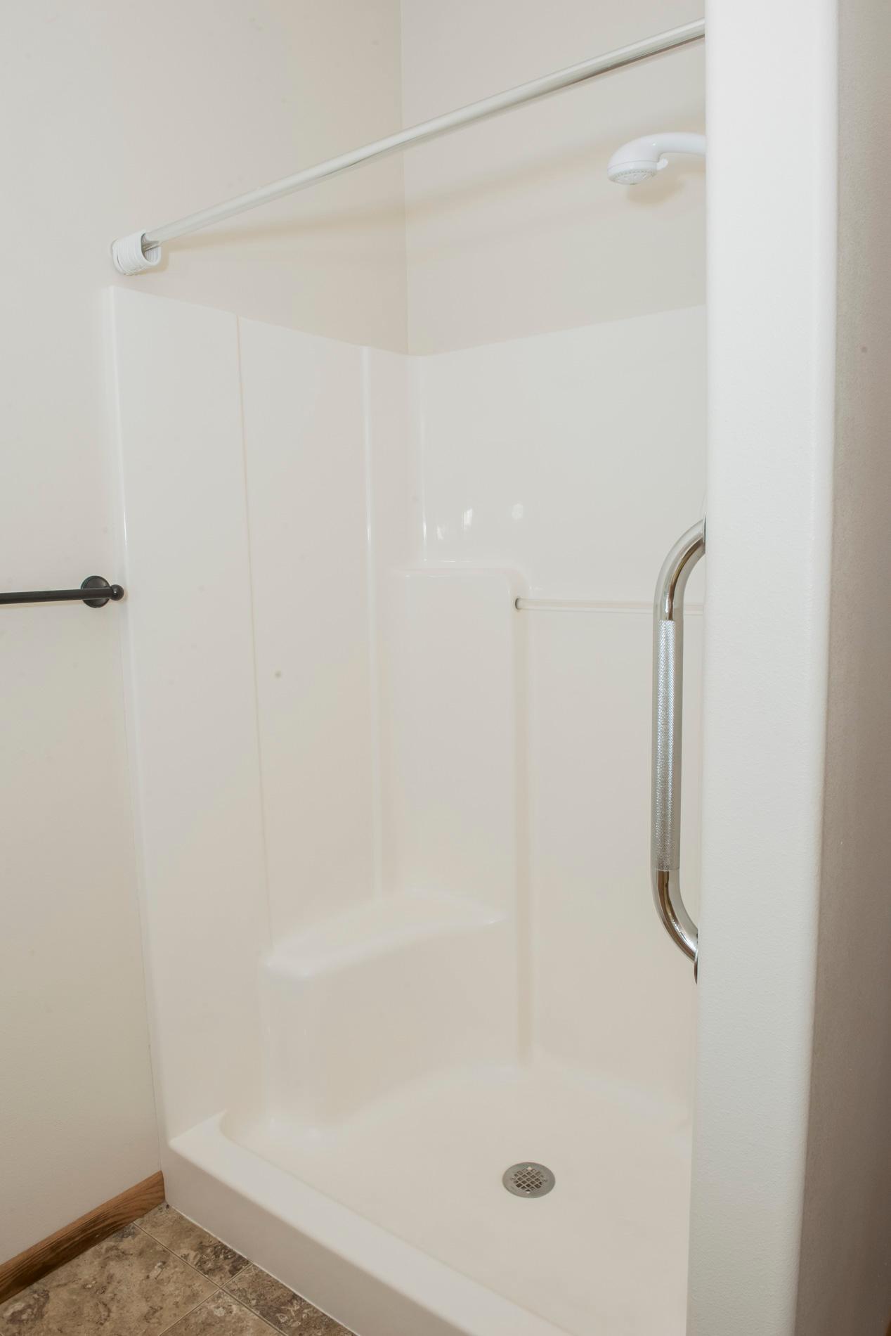 Owner's bath with shower