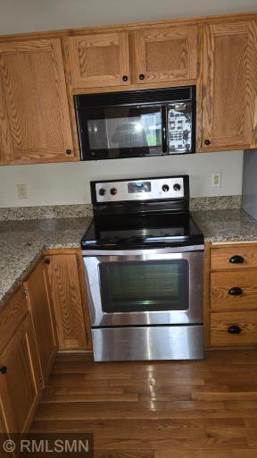 Kitchen hardware has been updated to rubbed bronze as well as door knobs and locks.