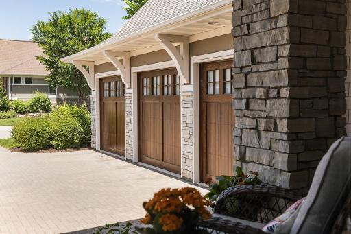 Three car garage climate controlled garage.