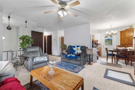 An open connection between the main living areas makes conversation and entertaining easy.